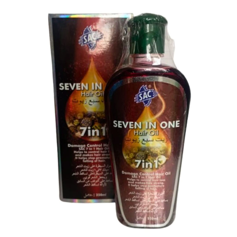 Huile Capillaire 7 Huiles Naturelles 250ml - Soin Complet - nilabeautys.com