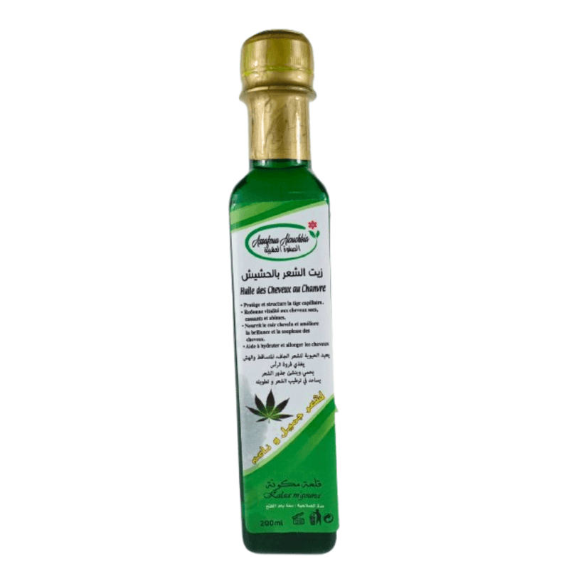 Huile de Chanvre du Maroc 200ml - nilabeautys.com
