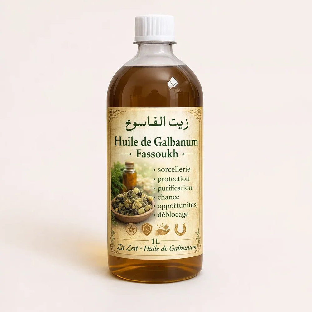Huile de Galbanum 1L | Fassoukh Blanc – Dorema Ammoniacum - nilabeautys.com