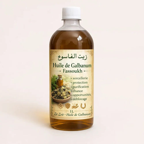 Huile de Galbanum 1L | Fassoukh Blanc – Dorema Ammoniacum - nilabeautys.com