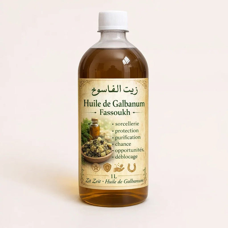 Huile de Galbanum 1L | Fassoukh Blanc – Dorema Ammoniacum - nilabeautys.com