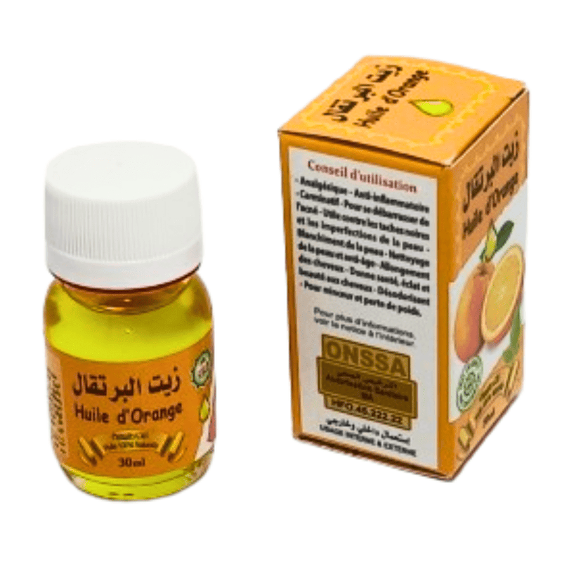 Huile d'Orange 30ml BIO – Tonifiante et relaxante - nilabeautys.com