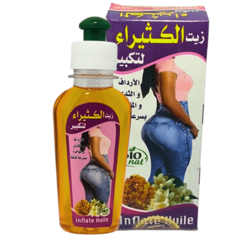 Huile El Ktira 125ml – Agrandit et Nourrit les Zones Féminines
