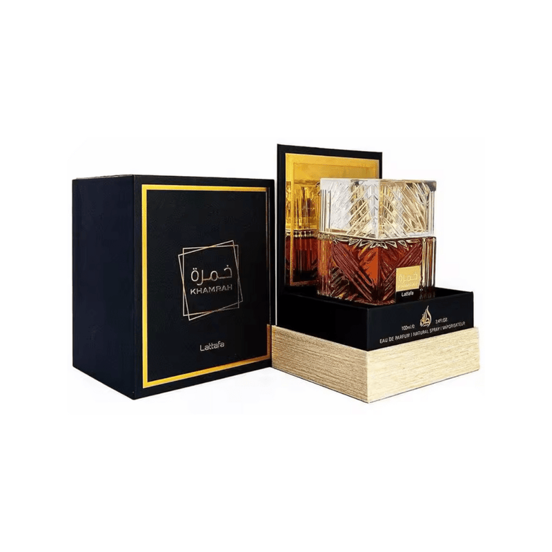 Khamrah Lattafa 50 ml Black – Eau de Parfum Unisexe - nilabeautys.com
