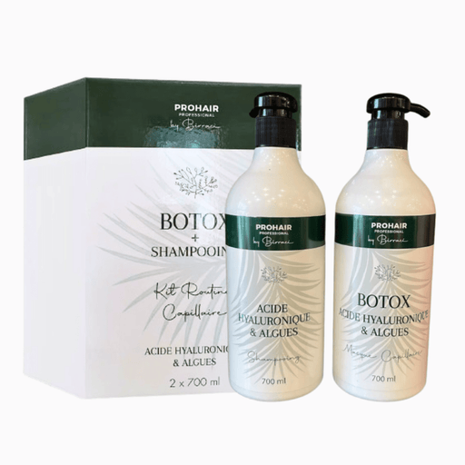 Kit Routine Capillaire PROHAIR by Birraci – Shampooing + Masque 2x650ml - nilabeautys.com