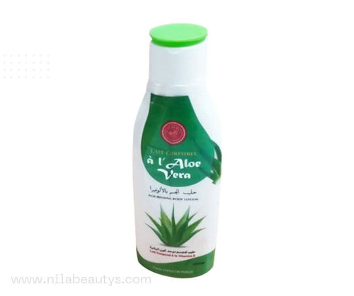 Lait Corporel à l’Aloe Vera 200ml | Harmonise la Couleur de la Peau | Contient de la Vitamine E - nilabeautys.com