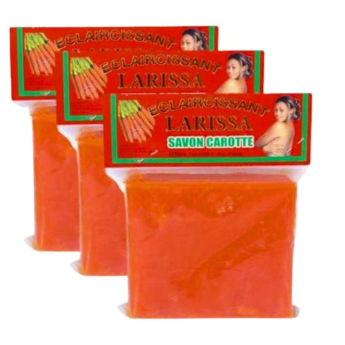 Lot de 3 Savon Carotte Larissa 225g