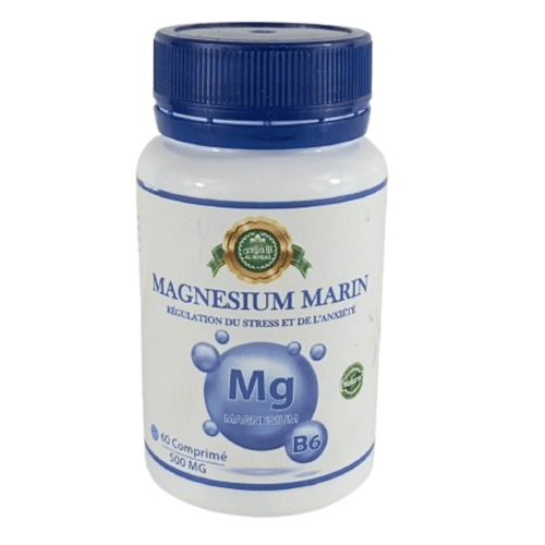 Magnésium Marin Naturel – 60 Gélules de 500 mg