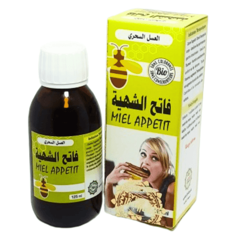 Miel Appétit Naturel Maroc 125ml – Stimulation Saine de l’Appétit
