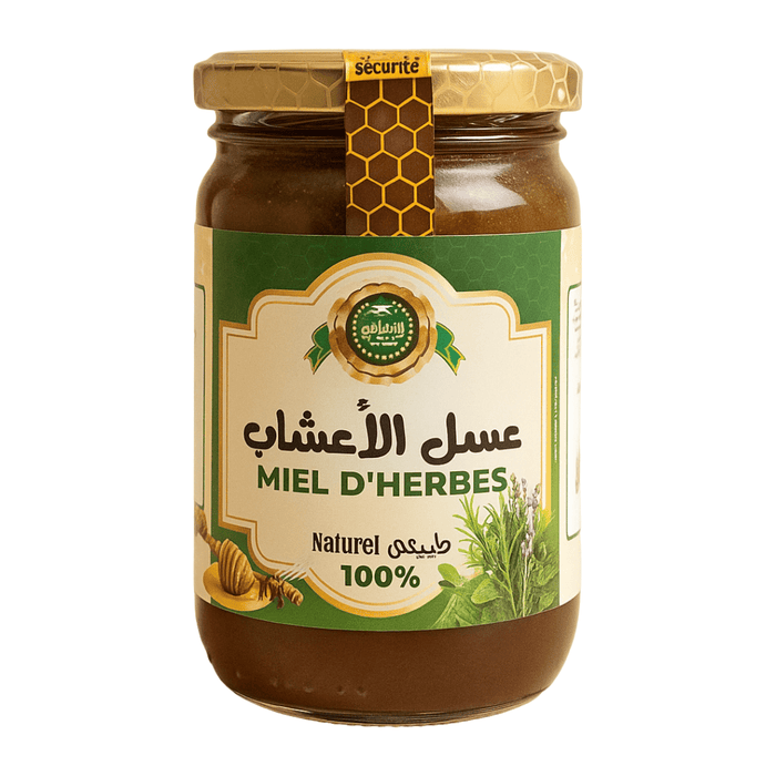 Miel pur du Maroc aux Herbes – 250g - nilabeautys.com