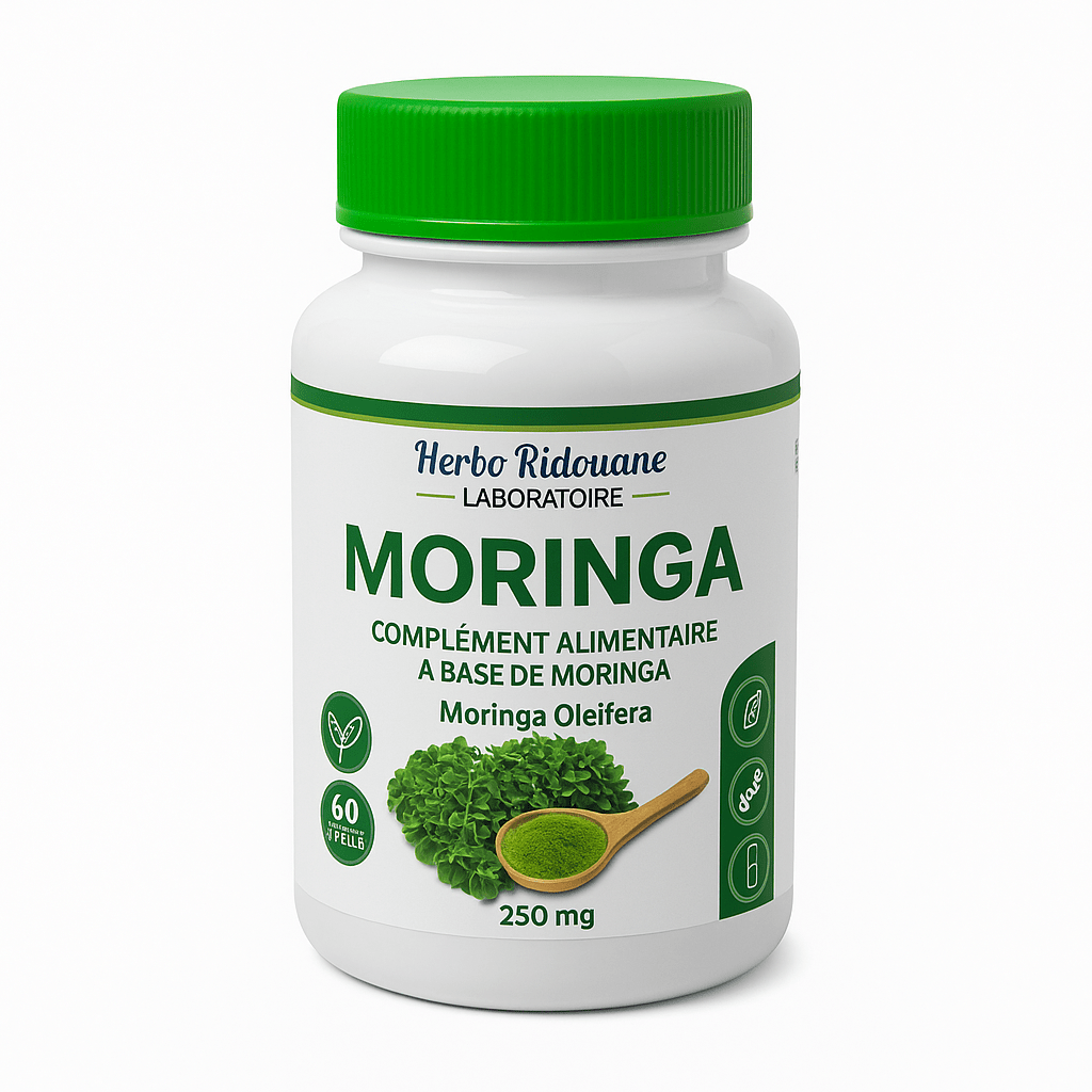 Complément Alimentaire Moringa Bio - 60 Gélules - Fabriqué En France - BIOPTIMAL