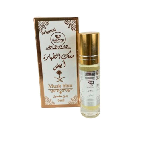 Musk Al Tahara 6ml – Huile de Parfum Arabe Sans Alcool | Musc Blanc مسك الطهارة