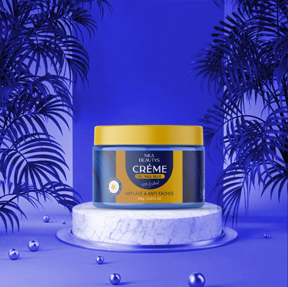 Crème au nila bleu 100g | Crème de Nila Beauty | Poudre de nila - nilabeautys.com