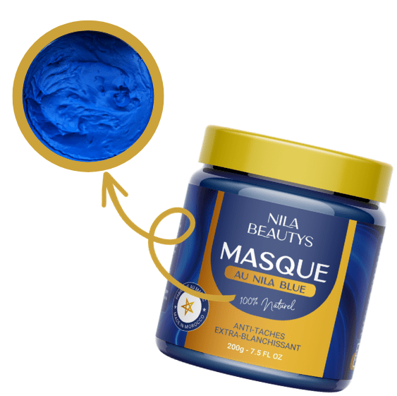 Masque Nila Royale 200g | Masque au nila bleu houra sahraouiya du Maroc - nilabeautys.com