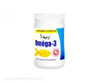 Oméga - 3 | Complément Alimentaire | 30 et 60 capsules | Source naturelle d'acides gras essentiels pour une meilleure santé - nilabeautys.com