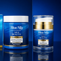 Pack au Nila Bleu | Masque + Crème à la Poudre de Nila - nilabeautys.com