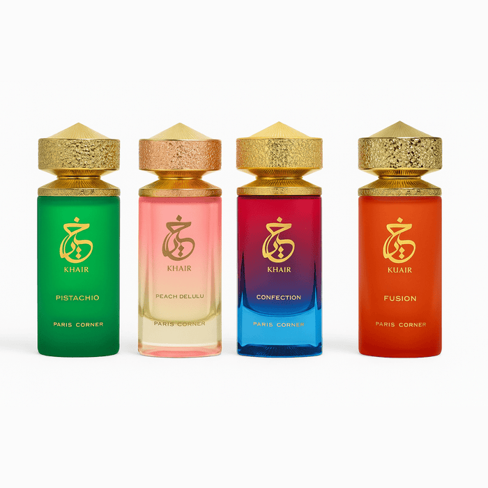 Pack Khair – Coffret 4 Parfums Paris Corner | 4 Fragrances Différentes (4 × 100 ml) - nilabeautys.com