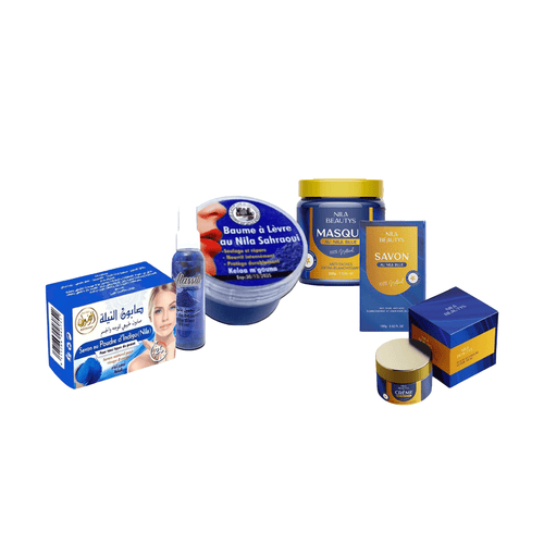 Pack Saint Valentin Bleu Passion - Éclat & Hydratation Naturelle - nilabeautys.com