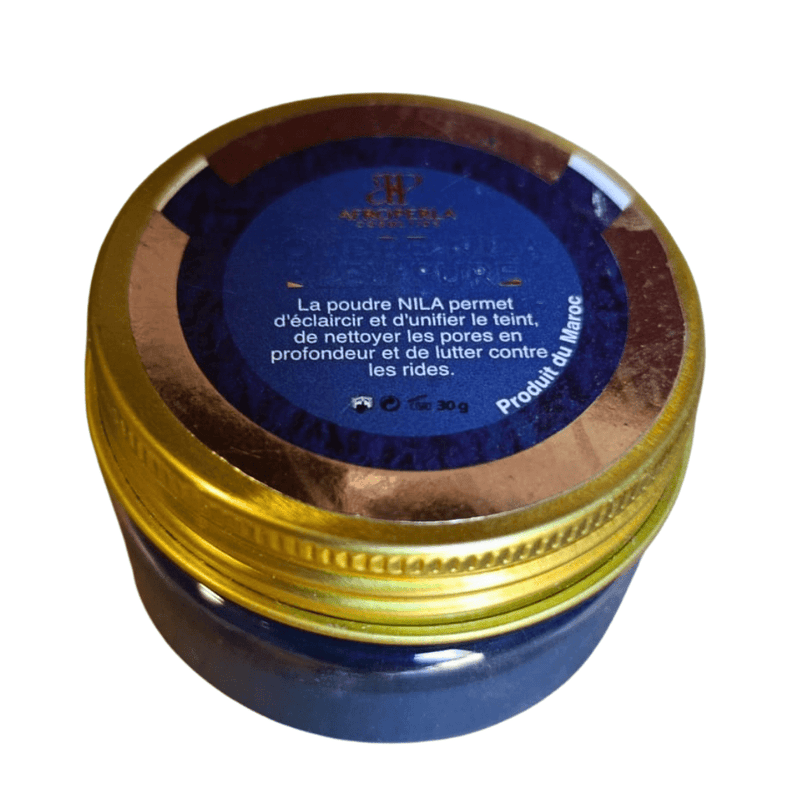 Poudre de Nila Indigo – Éclat & Teint Unifié - nilabeautys.com