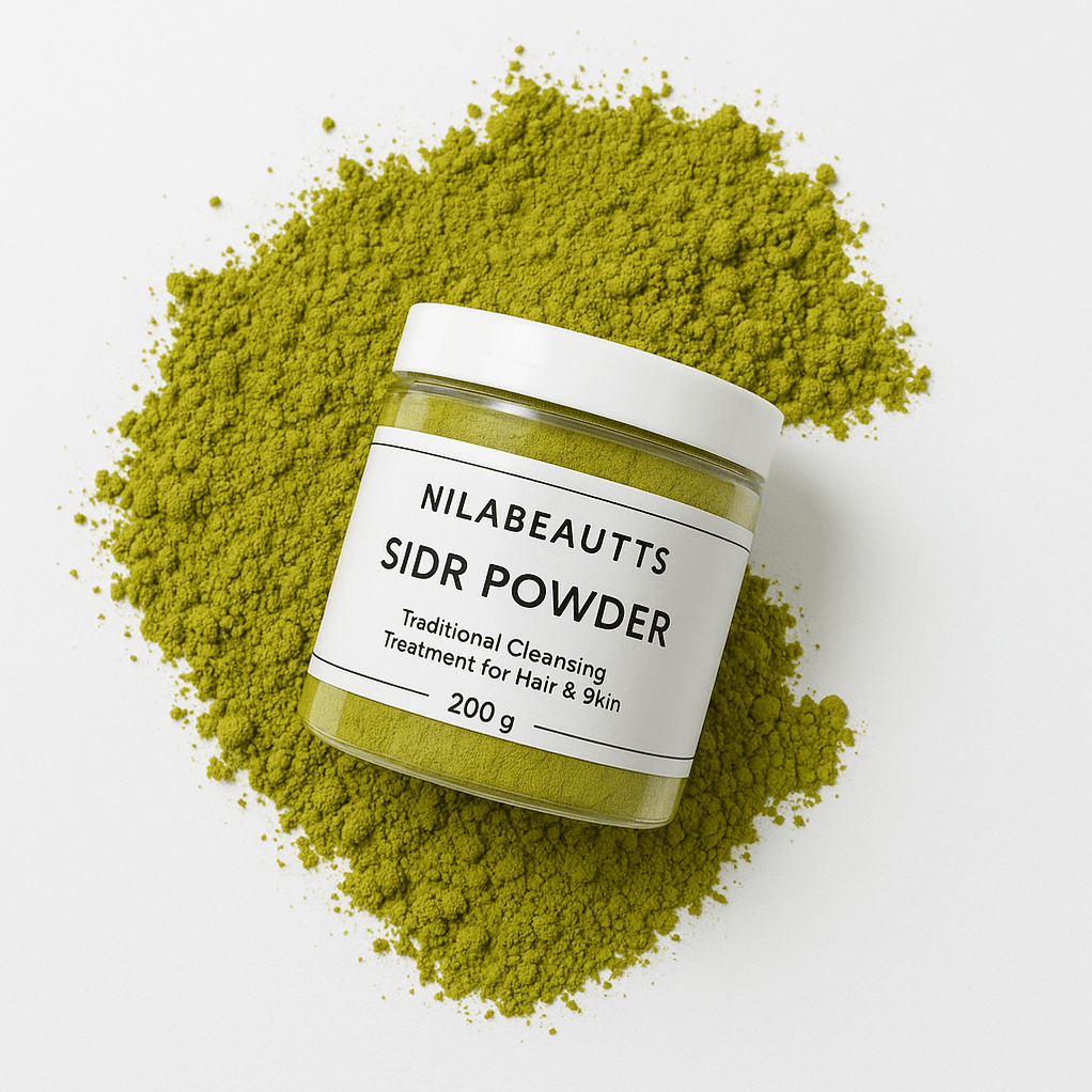 Poudre De Sidr Marocaine 50g - Soin Naturel Pour Cheveux Et Visage, Masque Et Shampooing