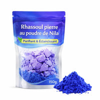 Rhassoul au Poudre de Nila 150g – Soin Naturel Purifiant