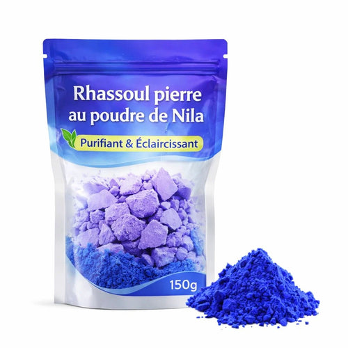 Rhassoul au Nila 150g – Soin Naturel Purifiant, Éclaircissant et Multi - Usage - nilabeautys.com