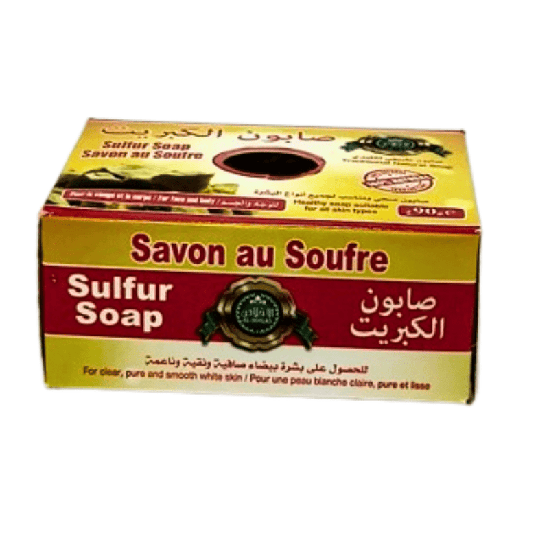 Savon au Soufre Anti - Acné du Maroc 80g – Peaux Imperfection - nilabeautys.com