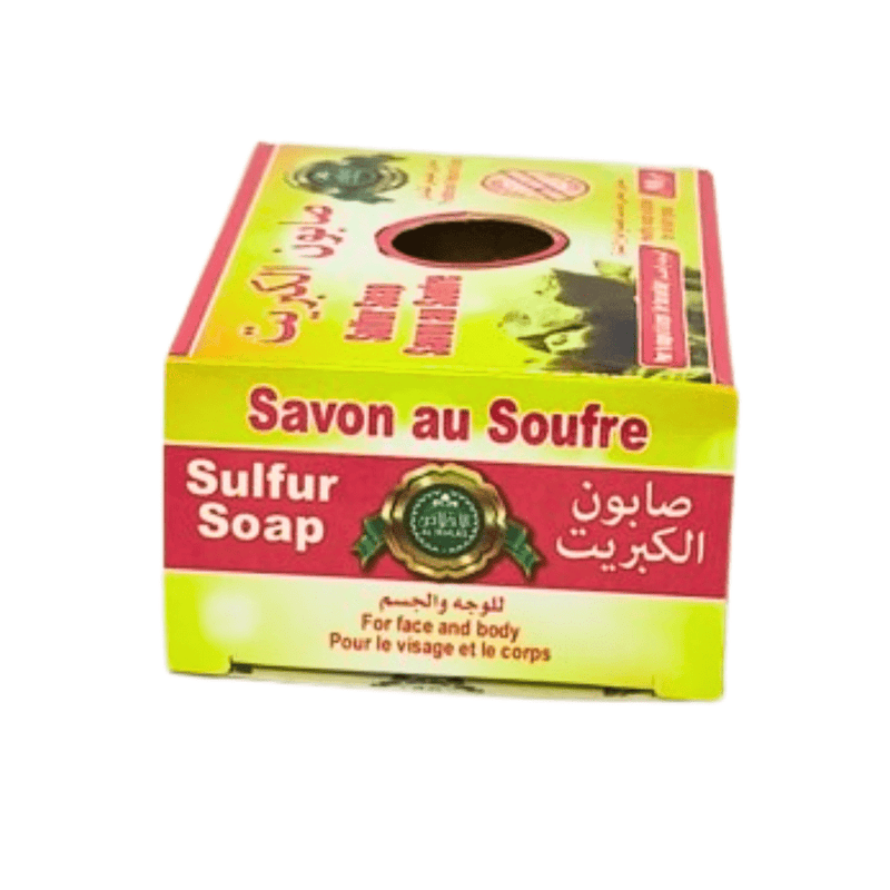 Savon au Soufre Anti - Acné du Maroc 80g – Peaux Imperfection - nilabeautys.com