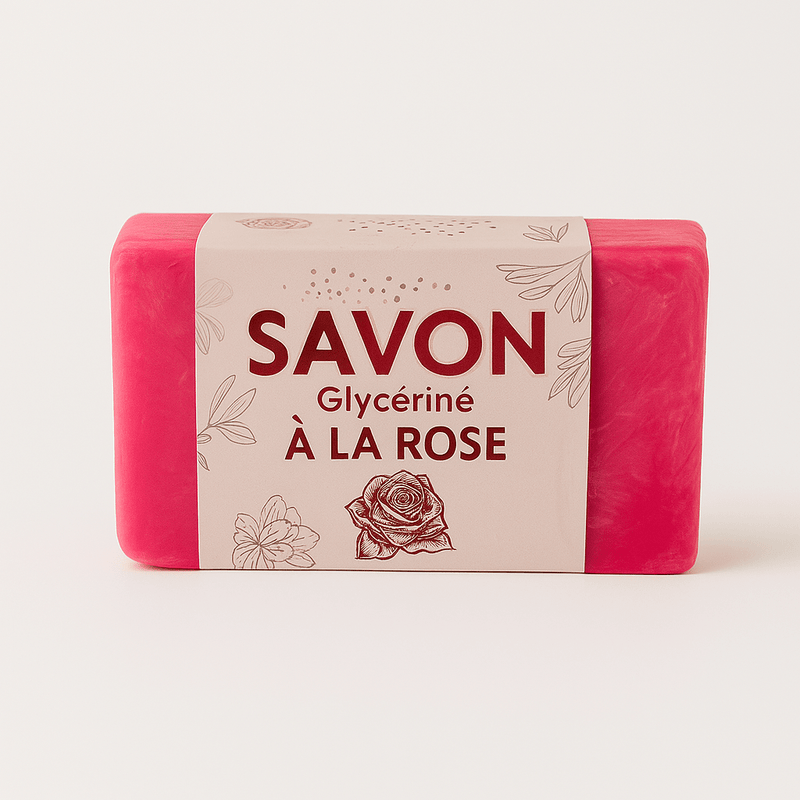 Savon Glycérine à la Rose 100g - nilabeautys.com