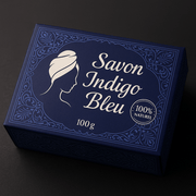 Savon Indigo Bleu 100g - nilabeautys.com