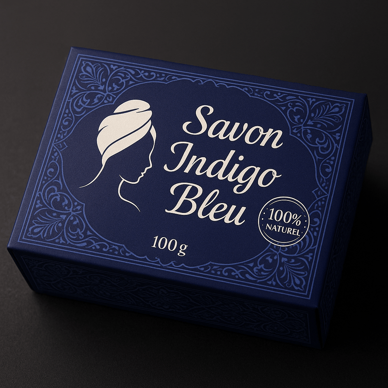 Savon Indigo Bleu 100g - nilabeautys.com