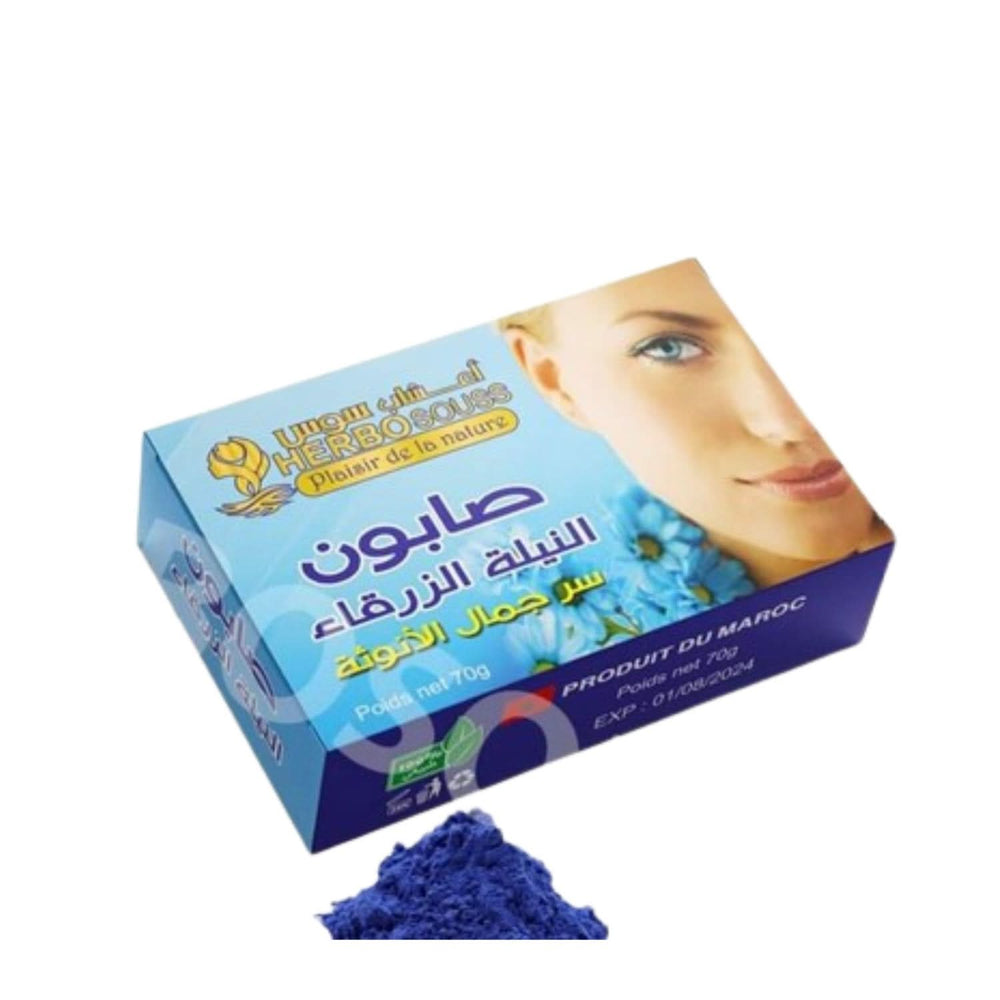 Savon Nila Bleu – Éclaircissant & Anti-Imperfections