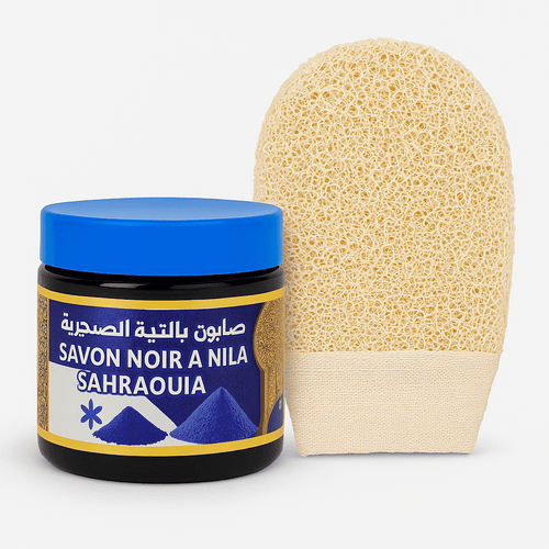 Beldi Schwarze Seife mit Nila 200g | Traditionell, peelend und pflegend | Niedriger Preis | صابون بلدي