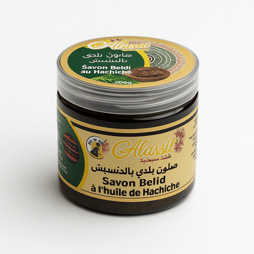 Savon Noir Beldi au Chanvre 200g