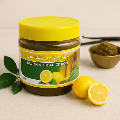 Savon Noir Beldi au Citron 200g - nilabeautys.com