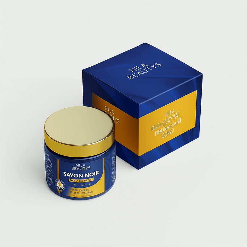 Savon Noir Beldi au Poudre de Nila 200g - nilabeautys.com