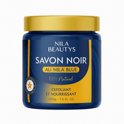 Savon Noir Beldi au Poudre de Nila 200g - nilabeautys.com