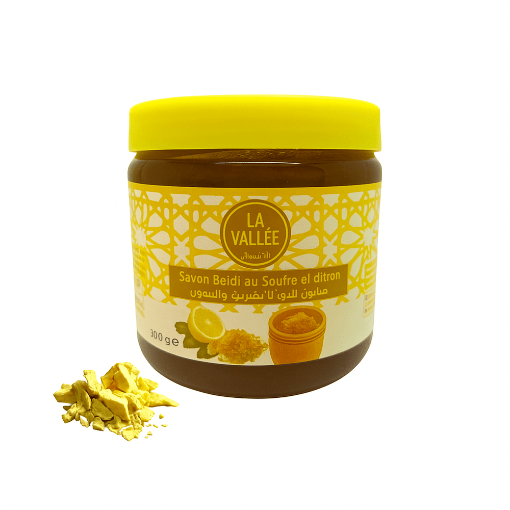 Savon Noir beldi Au Soufre 200g - nilabeautys.com