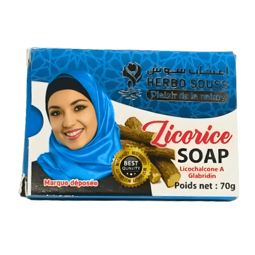 Savonnette Réglisse Licorice 100g – Purifiante & Éclat Naturel - nilabeautys.com