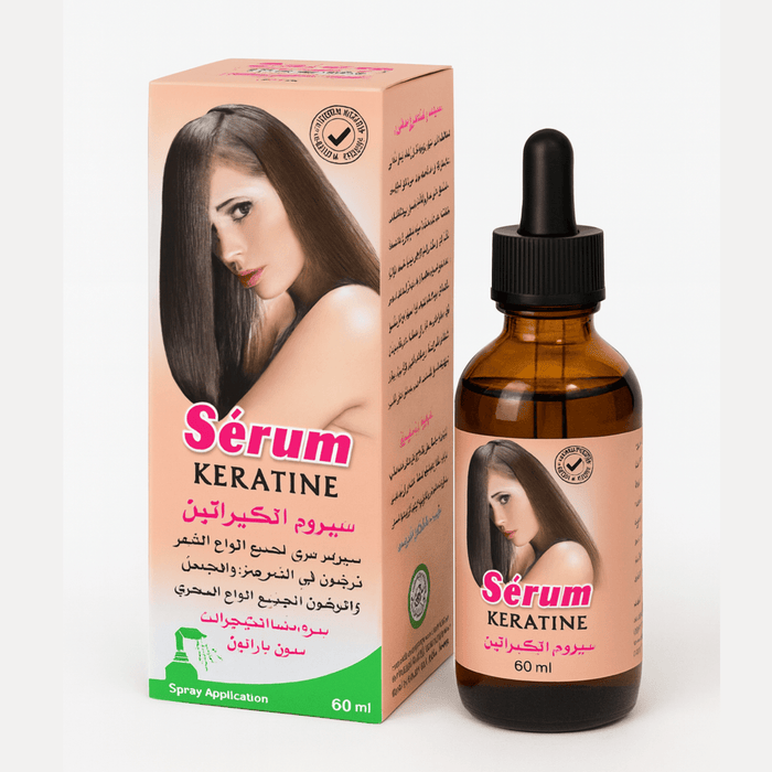 Sérum capilaire à la Kératine 60ml - nilabeautys.com