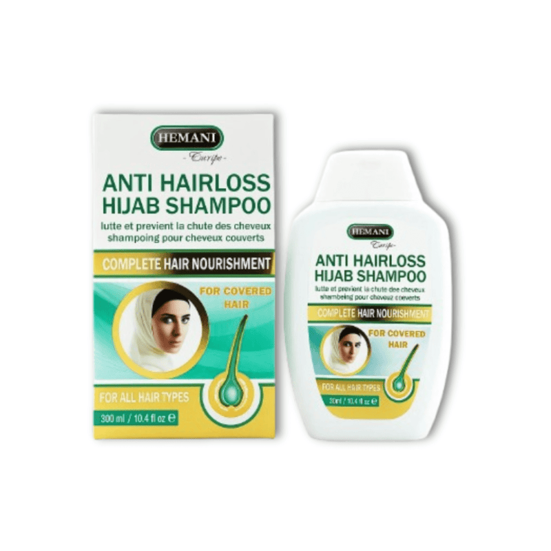 Shampoing Anti - Chute de Cheveux Spécial Hijab – Hemani 300ml - nilabeautys.com