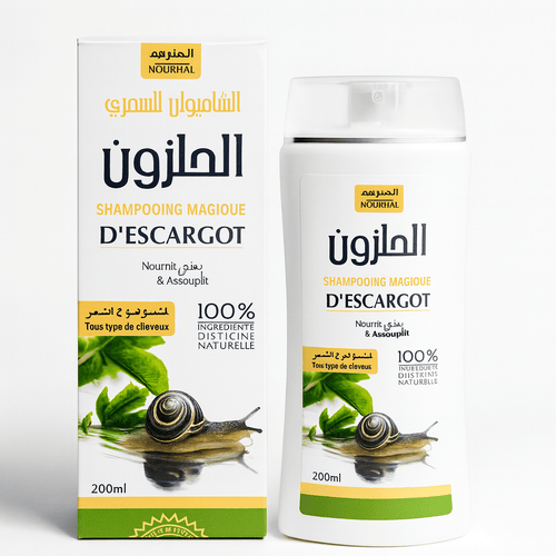 Shampooing Magique à la Bave d’Escargot – 200ml - nilabeautys.com