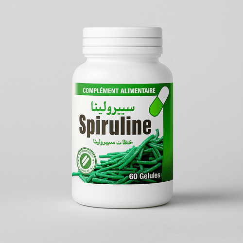 Spiruline 60 gélules - nilabeautys.com