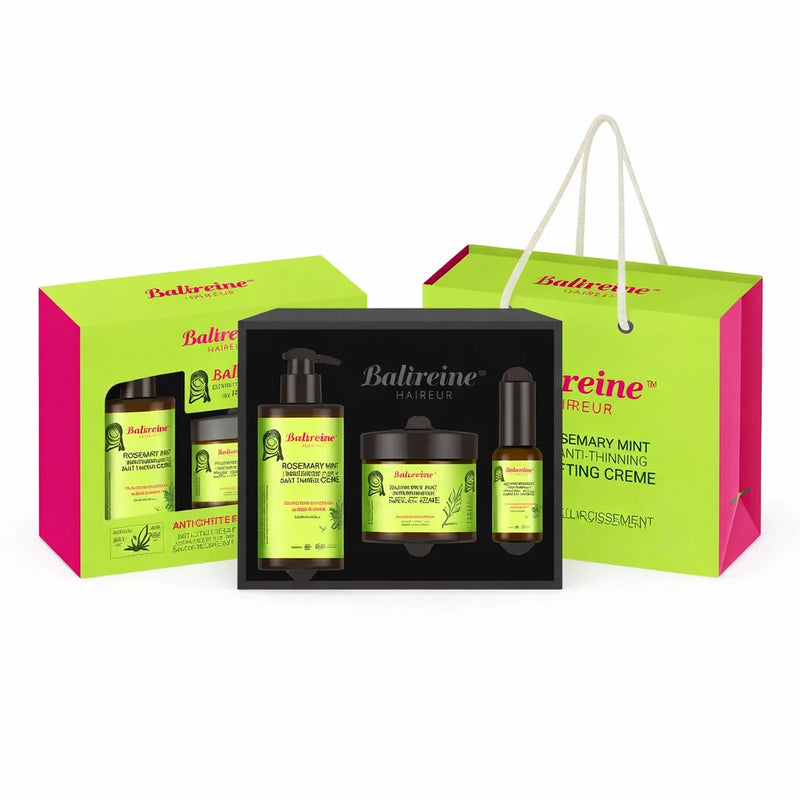 Pack Mielle Romarin Menthe Shampooing, Masque & Huile Fortifiante