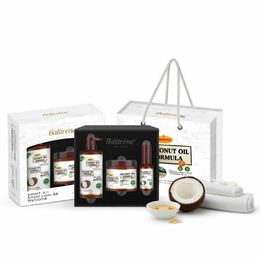 Pack Balireine Huile de Coco – Coffret Soin Capillaire 3x1