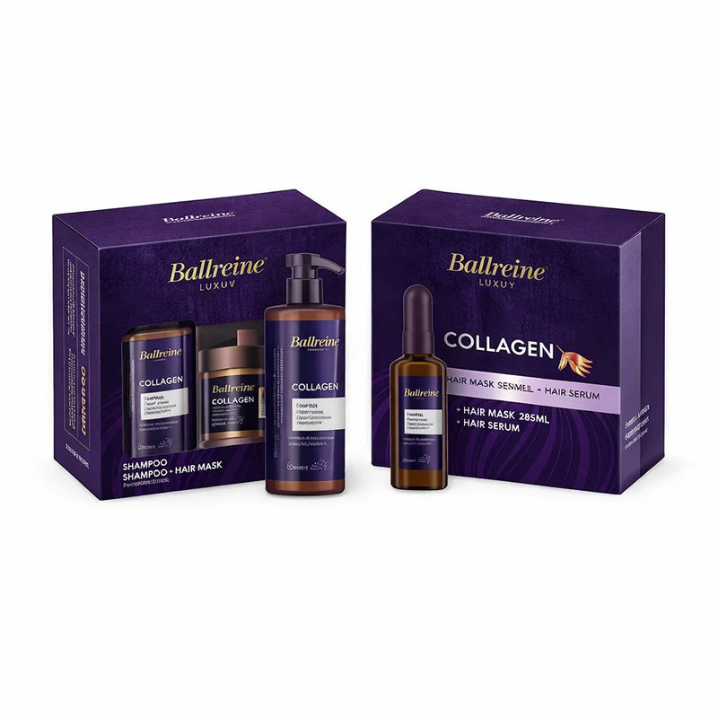 Pack Nourrissant Balireine Protéines, Kératine & Collagène – Soin Capillaire 3x1