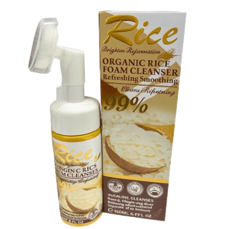 Wokali Organic Rice Foam Cleanser – Nettoyant Moussant au Riz Bio 99% 150ml - nilabeautys.com